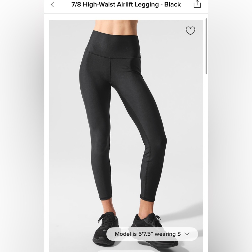 ALO Yoga 7/8 High Waist Air Lift Leggings